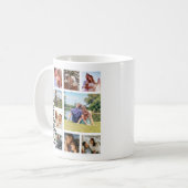 Aangepaste Fotocollage voor Vriend Koffiemok (Voorkant links)