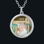 Aangepaste  fotocollage zilver vergulden ketting<br><div class="desc">Aangepaste  fotocollage</div>