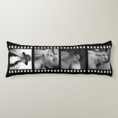 Aangepaste fotocollagekussen, filmstrook  lichaamskussen (Voorkant)