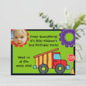 Aangepaste fotoconstructie - uitnodiging voor 5 x  (Staand voorkant)