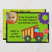 Aangepaste fotoconstructie - uitnodiging voor 5 x  (Voorkant / Achterkant)