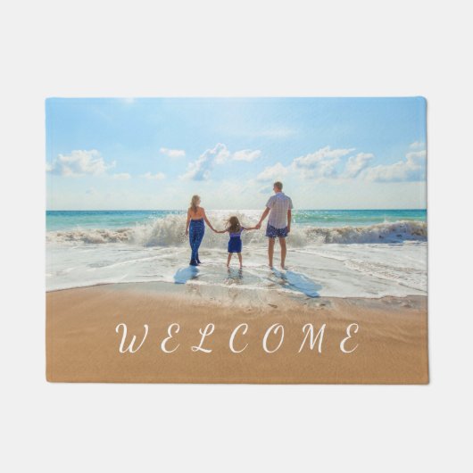 Aangepaste Fotodeurmat met Uw Foto's - Welkom Deurmat (Voorkant)