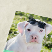 Aangepaste fotodoek met uw hond strandlaken (In situ)