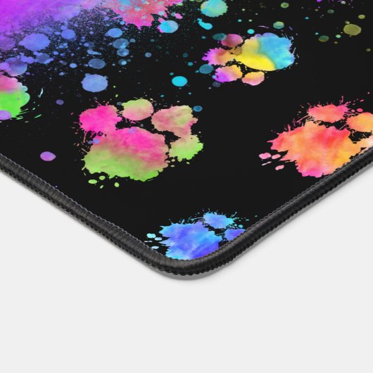 Aangepaste fotodog bureaumat (Hoek)