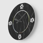 Aangepaste fotodog grote klok (Hoek)