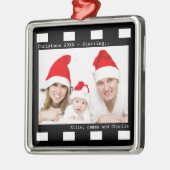 Aangepaste Fotofilm Reel Kerstmis Metalen Ornament (Links)