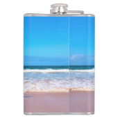 Aangepaste fotoflesje Geef je foto's en tekst op Heupfles (Achterkant)