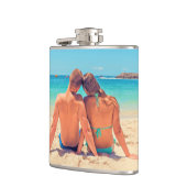 Aangepaste fotofleskcadeau met je favoriete foto's heupfles (Links)