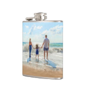 Aangepaste fotofleskcadeau met je favoriete foto's heupfles (Links)