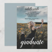 Aangepaste fotofotofotofotograaf in Floral Gradual Kaart (Voorkant / Achterkant)