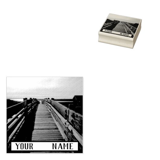 Aangepaste fotofotoplaat Rubber Stempel (Gestempeld)