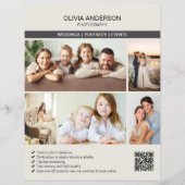 Aangepaste fotogalerij Fotografen Bedrijf Flyer (Voorkant)