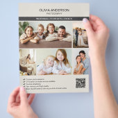 Aangepaste fotogalerij Fotografen Bedrijf Flyer (Hand)