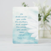 Aangepaste fotogedenkdienst Nodig Bijbelversie uit Kaart (Staand voorkant)