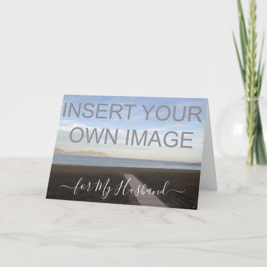 Aangepaste fotogenieke Happy Valentijns-feestkaart Feestdagen Kaart (Voorkant)