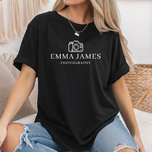 Aangepaste fotograaf gepersonaliseerde fotografie  t-shirt
