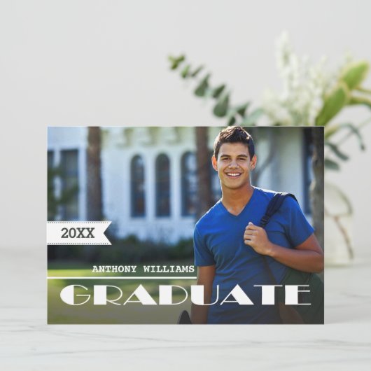 Aangepaste fotograafpartij kaart (Staand voorkant)