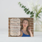 Aangepaste fotograafpartij uitnodiging briefkaart (Staand voorkant)