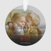 Aangepaste fotografie en heldere typografie ornament (voorkant)