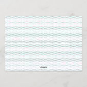 Aangepaste fotografie voor paasbroodrooster feestdagenkaart (Achterkant)