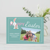 Aangepaste fotografie voor paasbroodrooster feestdagenkaart (Staand voorkant)