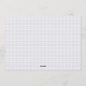 Aangepaste fotografie voor paasbroodrooster feestdagenkaart (Achterkant)