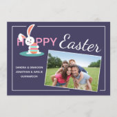 Aangepaste fotografie voor paasbroodrooster feestdagenkaart (Voorkant)