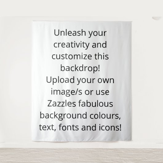 Aangepaste fotografische trouw- of baby-achtergron wandkleed (Voorkant)