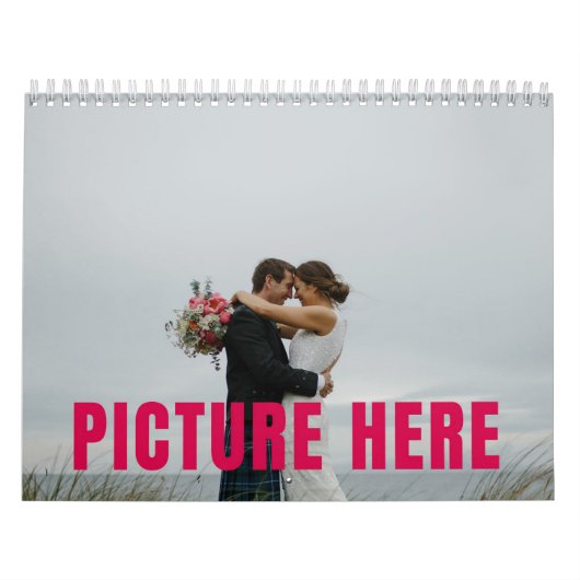 AANGEPASTE FOTOHOEZEM HERINNERING AFBEELDING KALENDER (Hoes)