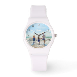Aangepaste fotohorloge Uw eigen ontwerp Horloge
