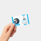 Aangepaste fotoidentificatiekaart Badge met koord (Handheld)