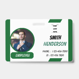Aangepaste fotoidentificatiekaart Badgekoord Badge