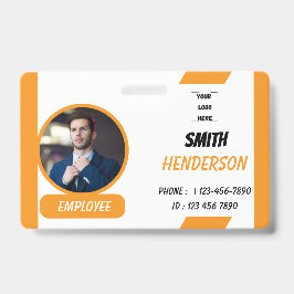 Aangepaste fotoidentificatiekaart Badgekoord Badge