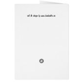 Aangepaste fotokaart Aangepaste fotokaarten op maa (Achterkant)