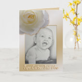 Aangepaste fotokaart Aangepaste fotokaarten Persoo Kaart (Gele Bloem)