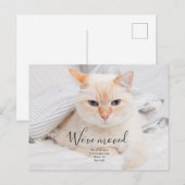 Aangepaste fotokaart aankondigingskaart (Voorkant / Achterkant)