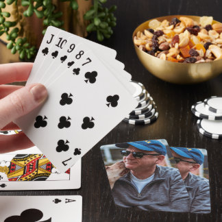 Aangepaste fotokaart Favoriete Herinneringendeck Pokerkaarten