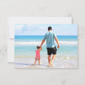 Aangepaste fotokaart met uw foto's en tekst kaart (Achterkant)