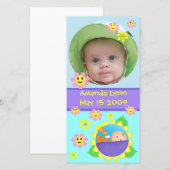 Aangepaste fotokaart voor Baby-aankondiging Aankondiging (Voorkant / Achterkant)