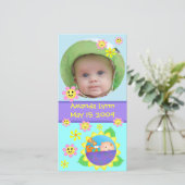 Aangepaste fotokaart voor Baby-aankondiging Aankondiging (Staand voorkant)