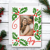 Aangepaste fotokaart voor prettige kerst