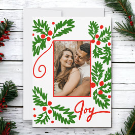Aangepaste fotokaart voor prettige kerst