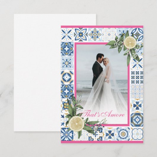 Aangepaste fotokaart voor Susan - Dat is Amore V4 Kaart (Voorkant / Achterkant)