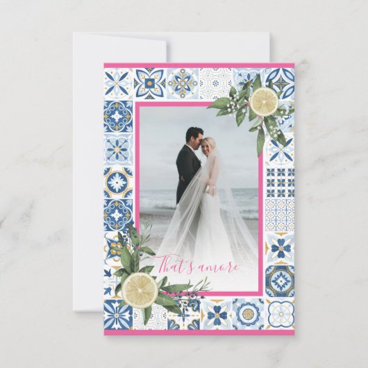 Aangepaste fotokaart voor Susan - That's Amore V2 Kaart (Voorkant)