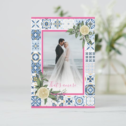 Aangepaste fotokaart voor Susan - That's Amore V2 Kaart (Staand voorkant)