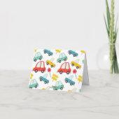 Aangepaste fotokaarten gevouwen notitiekaarten (Achterkant)