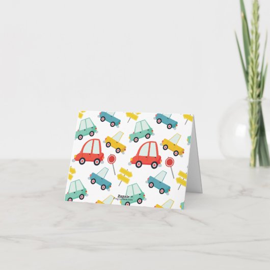 Aangepaste fotokaarten gevouwen notitiekaarten (Achterkant)