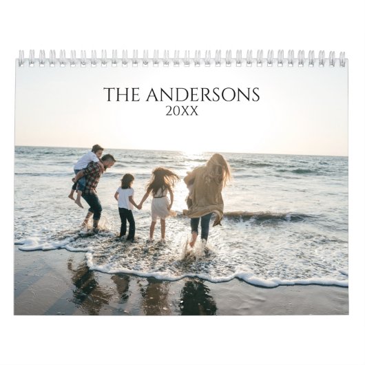 Aangepaste fotokalender 2025 | Eigen Tekst Kalender (Hoes)