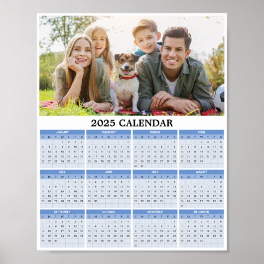 Aangepaste fotokalender 2025 poster (Voorkant)