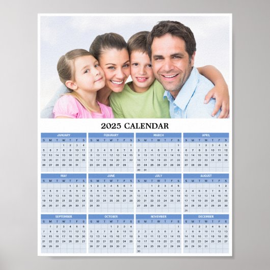Aangepaste fotokalender 2025 poster (Voorkant)